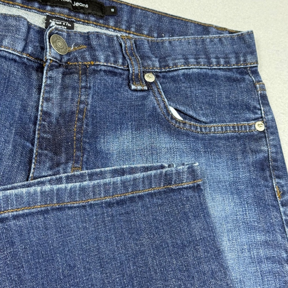 Calvin Klein Jeans Womens Size 10 Medium Wash Blue Bootcut Denim Pants
